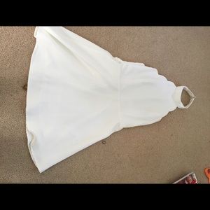 Lulus white homecoming dress